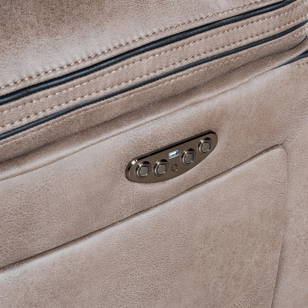 Chelsea Electric Recliner Sofa 3+2 Seater Set - With Cooling Cup-Holders/Bluetooth Speakers/Wireless Charging/USB Charging Ports