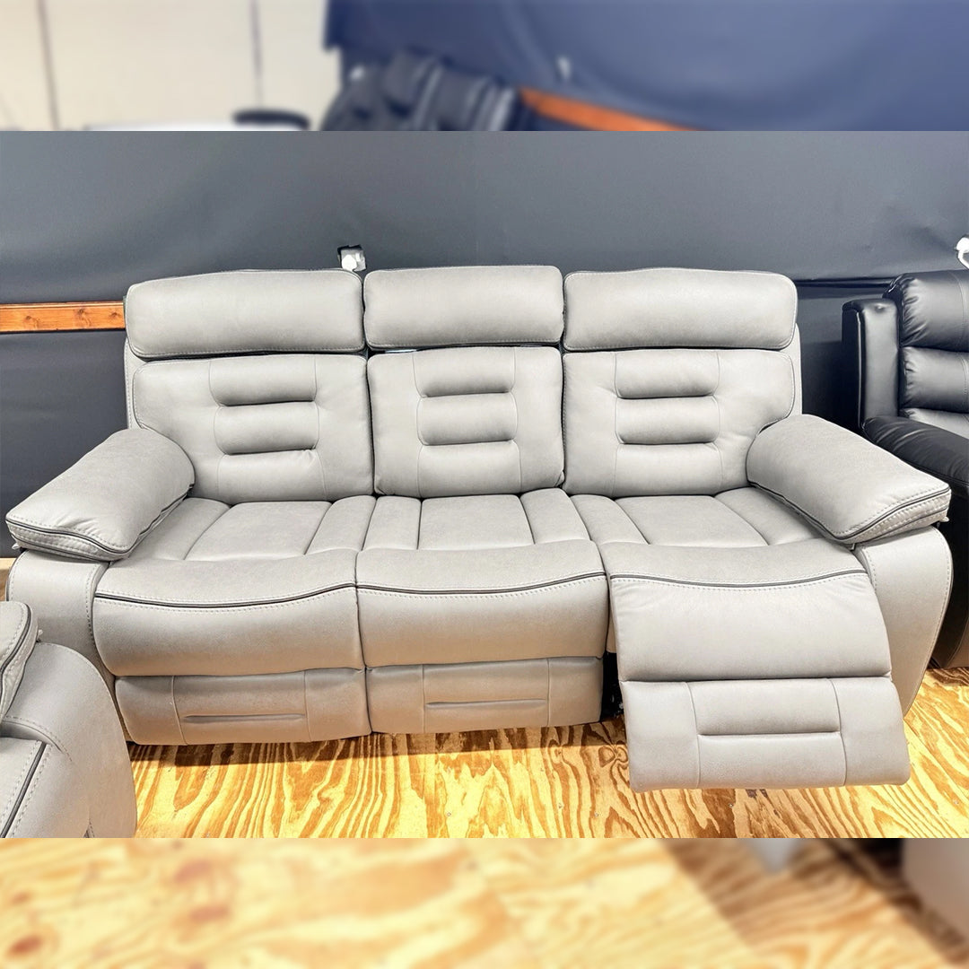 Chelsea Electric Recliner Sofa 3+2 Seater Set - With Cooling Cup-Holders/Bluetooth Speakers/Wireless Charging/USB Charging Ports