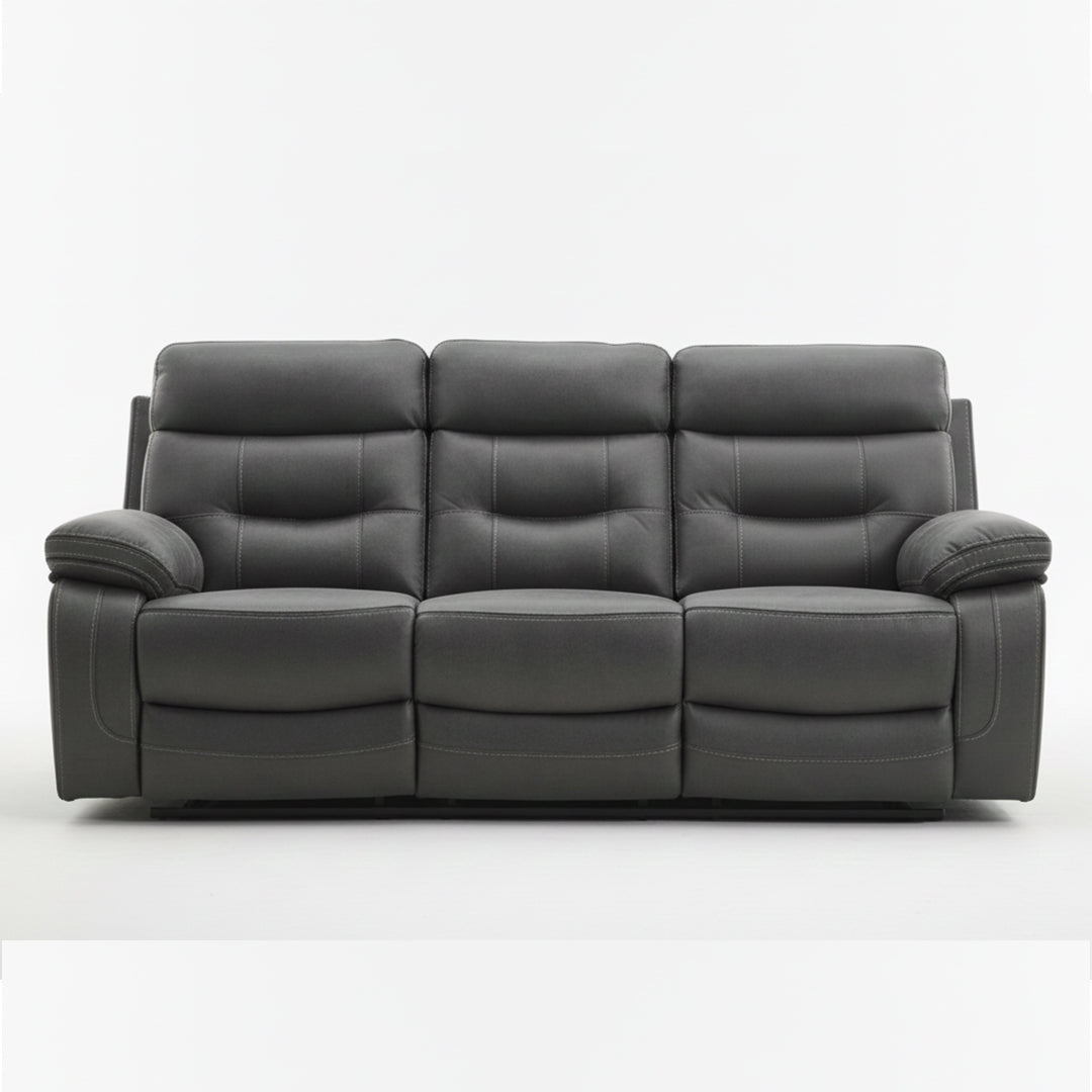 Lyon Premium Fabric Recliner 3+2 Seater Sofa Set - 3 and 2 Seater Manual Recliner - Fabric Sofa