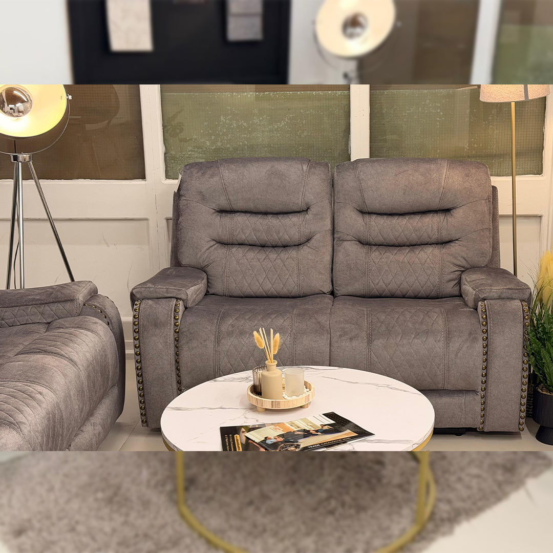 Nora Fabric Recliner 3+2 Seater Sofa Set - 3 and 2 Seater Manual Recliner Couch - Fabric Sofa