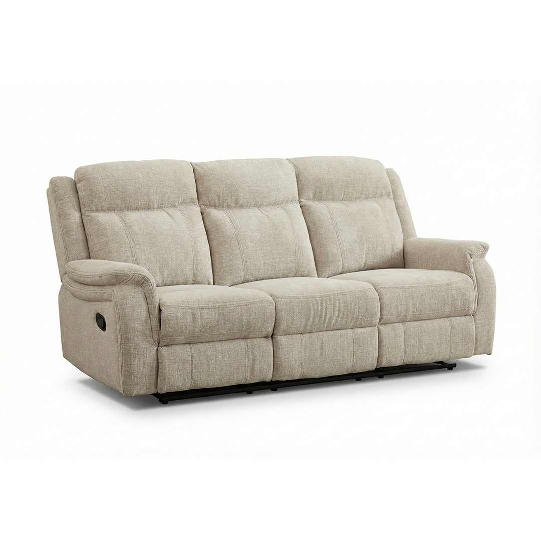 Siyara Fabric Recliner 3+2 Seater Sofa Set - 3 and 2 Seater Manual Recliner Sofa - Premium Quality Couch for Living Room