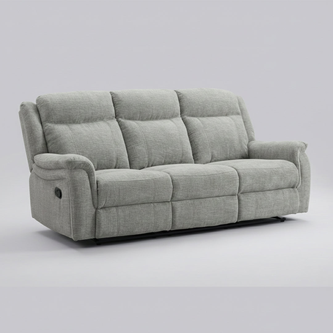 Siyara Fabric Recliner 3+2 Seater Sofa Set - 3 and 2 Seater Manual Recliner Sofa - Premium Quality Couch for Living Room