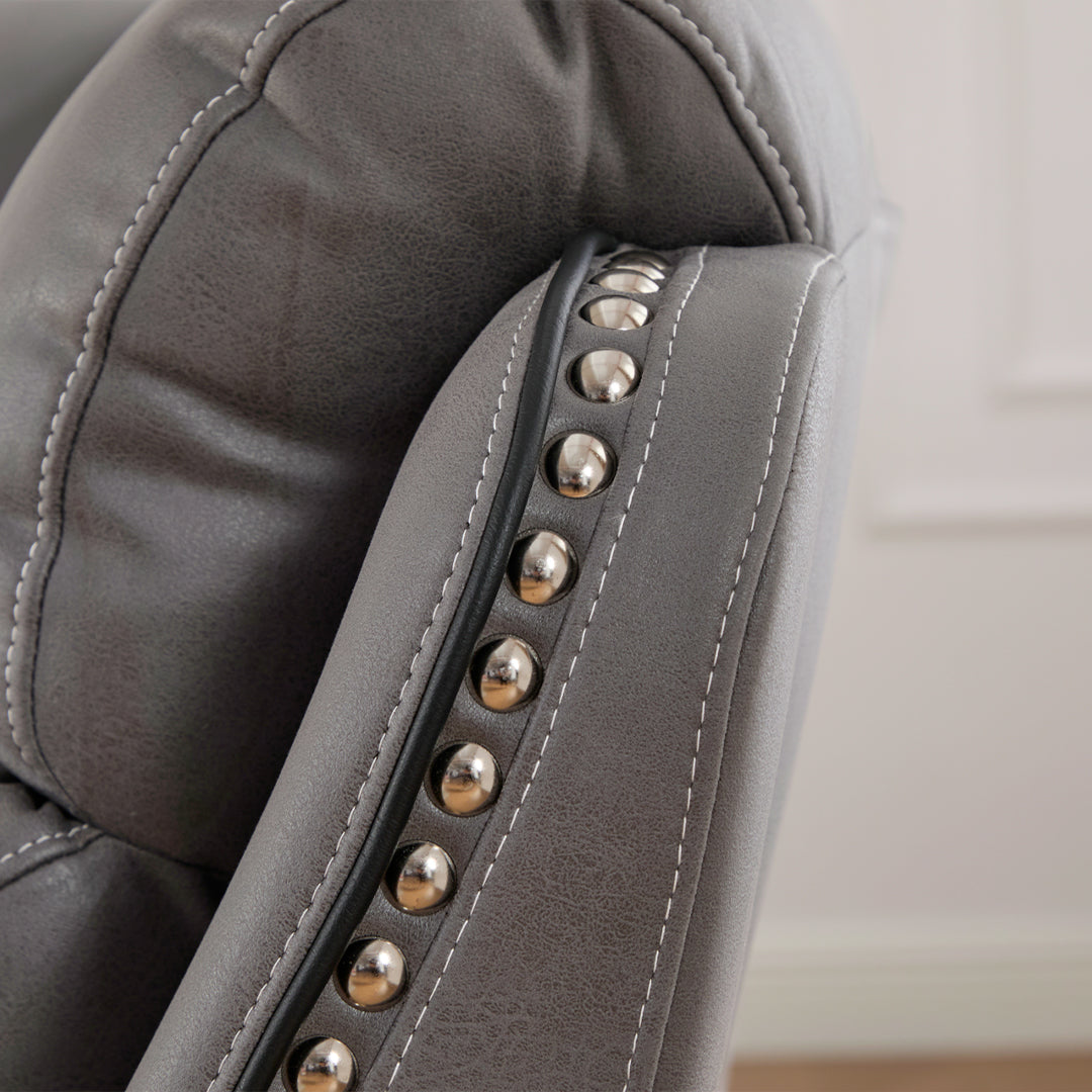 Hugo Fabric Electric Recliner Corner Sofa With Cup Holders - Modular (Left and Right Hand) Preimum Range Quality Corner Sofa With Cooling-Cup Holders/Bluetooth Speakers/Wireless Charging Pad/USB Charging