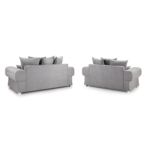 Verona Range Scatter Back 3+2 Seater Sofa Grey