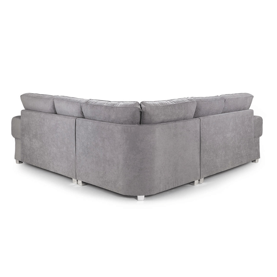 Verona Range Full Back Corner Sofa Grey