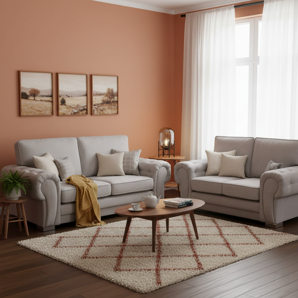 Verona Range Full Back 3 Seater Sofa Grey